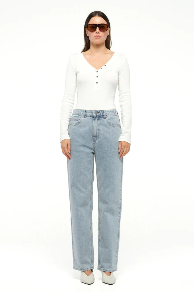 Harlow Henley - White