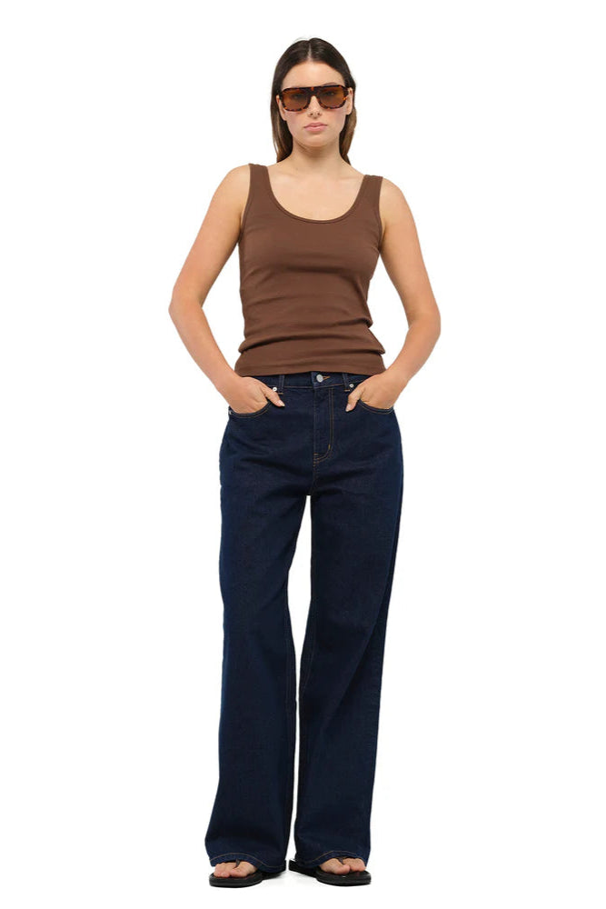 Pia Tank - Brown