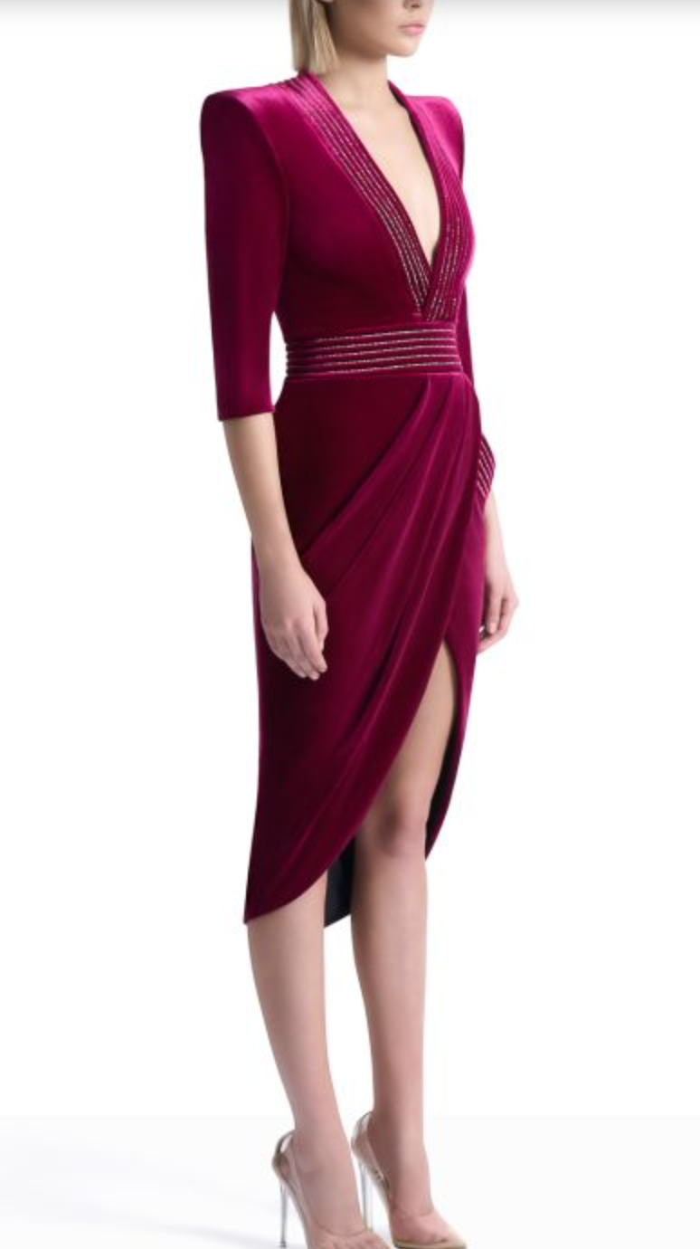 Eye Of Horus- Velvet Dress Zhivago