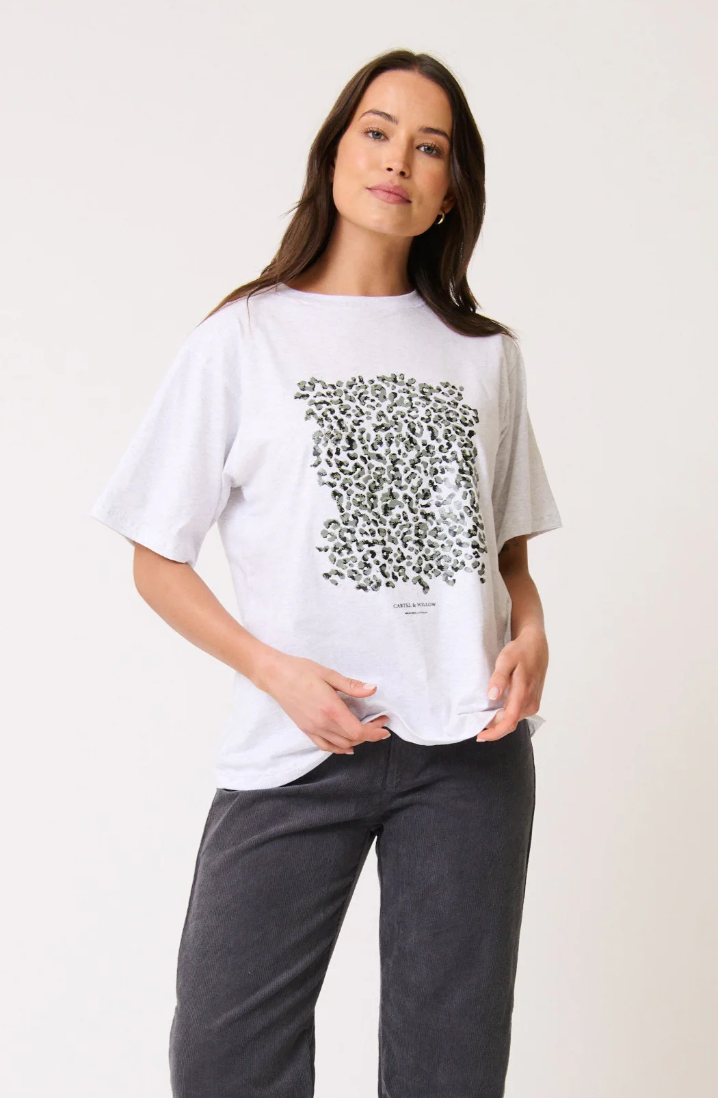 Sophie Tee - Khaki Leopard