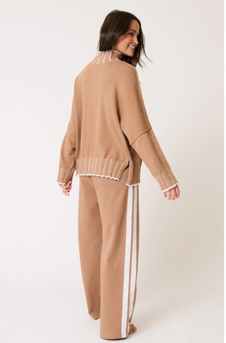 Romy Knit sweater - Fawn Stripe