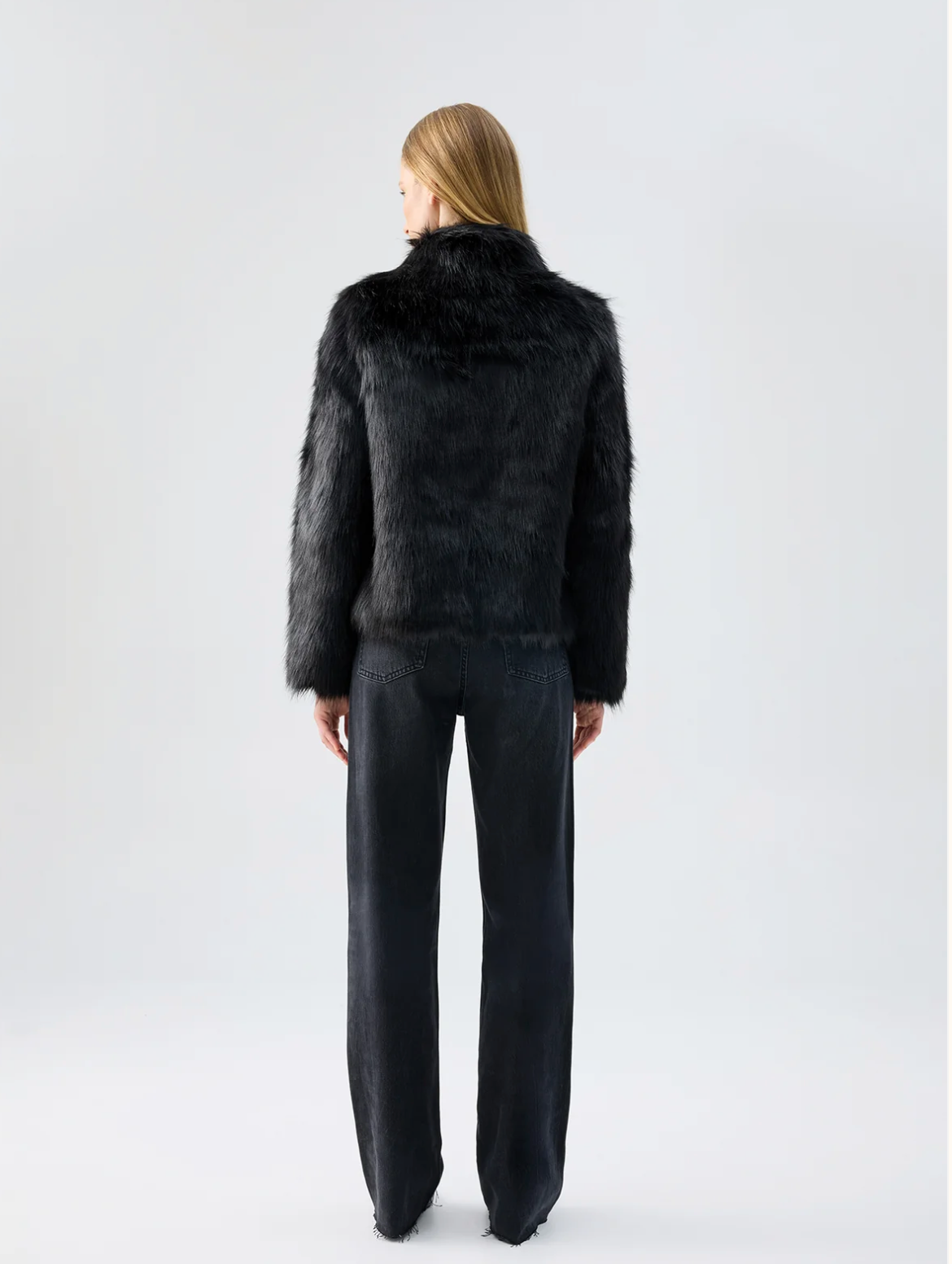 Fur Delish Jacket - Black