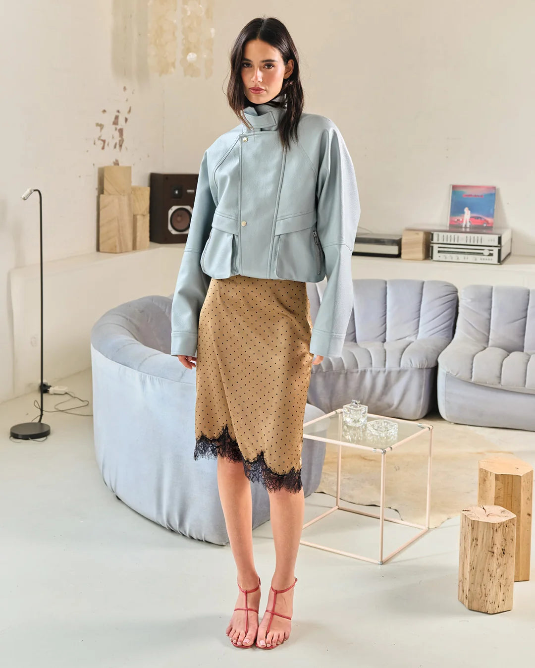 Lucia Skirt- Taupe