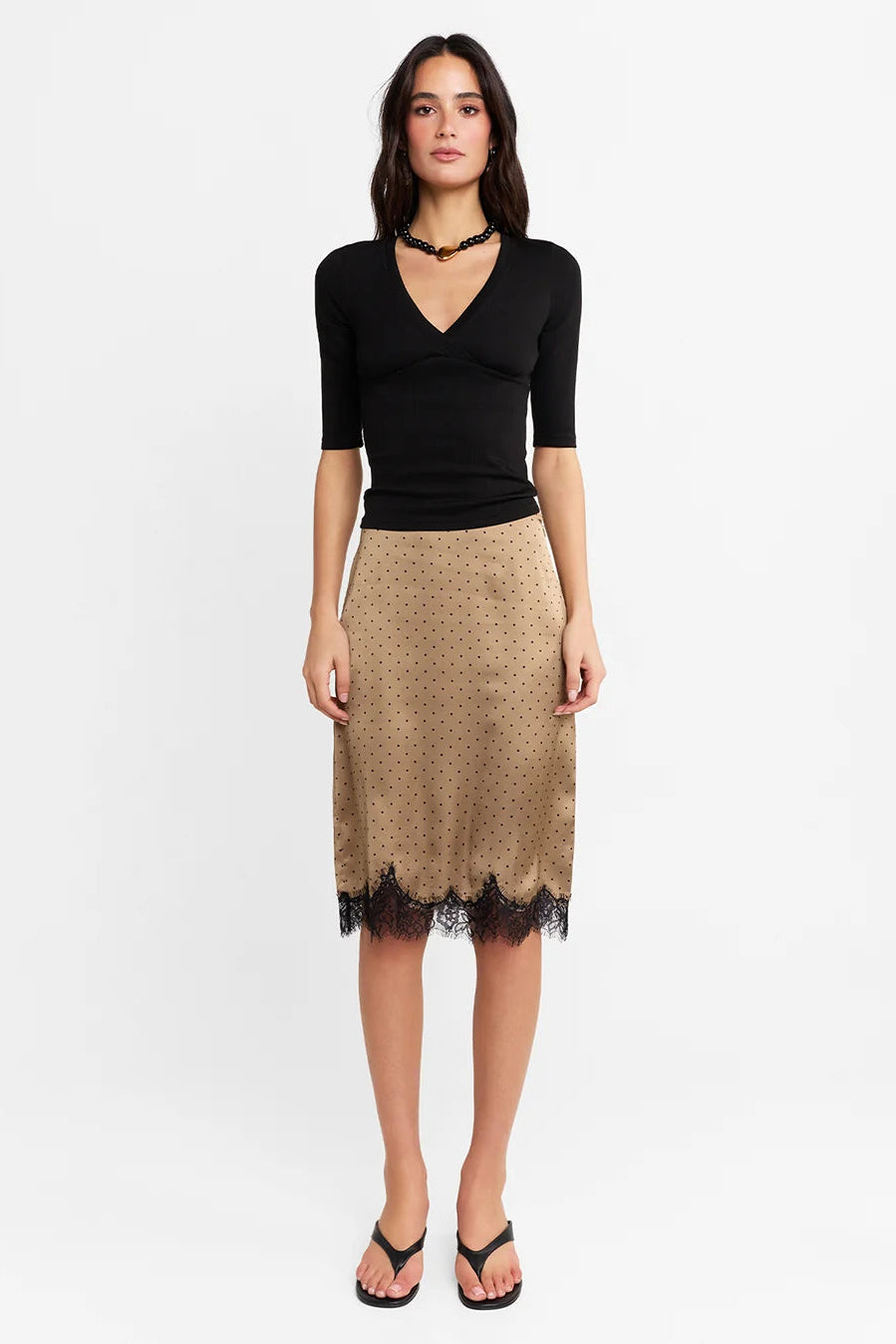 Lucia Skirt- Taupe