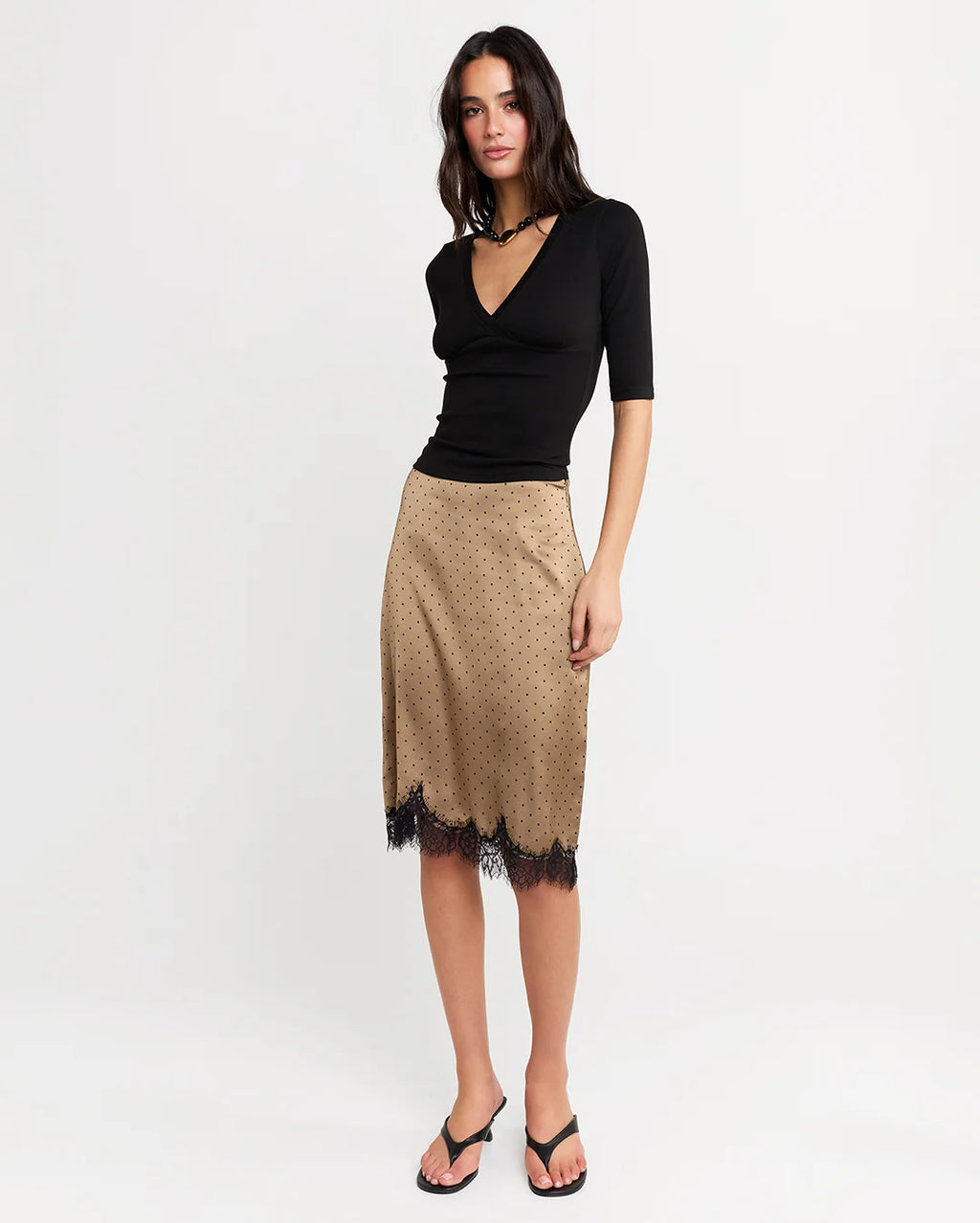 Lucia Skirt- Taupe