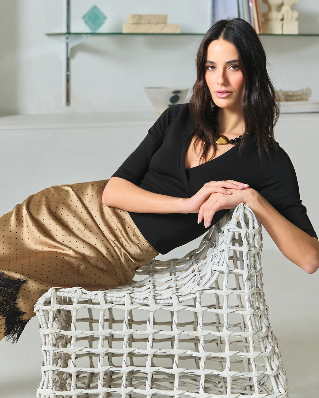 Lucia Skirt- Taupe
