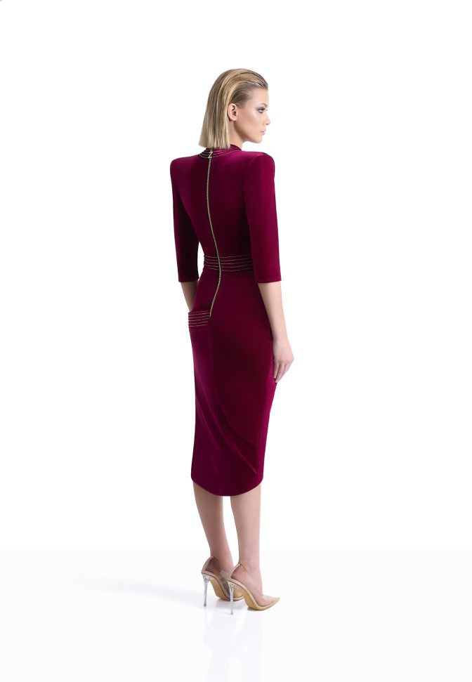 Eye Of Horus- Velvet Dress Zhivago