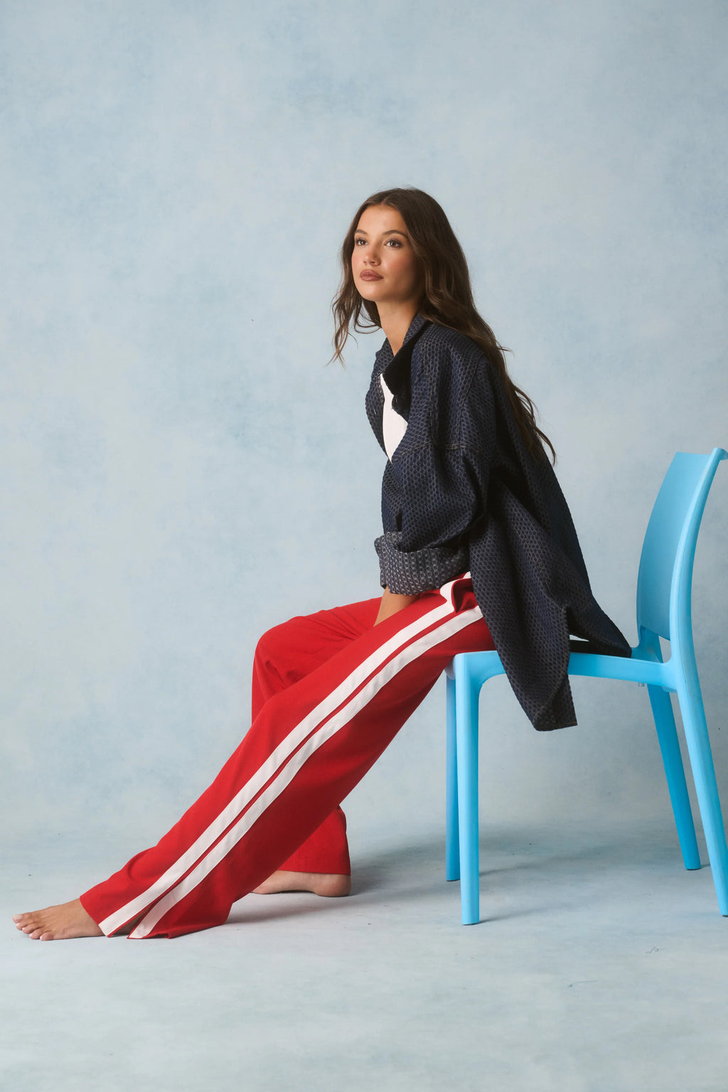 Freya Pant- Scarlet