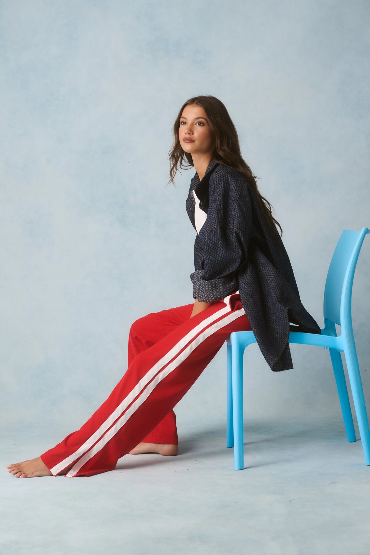 Freya Pant- Scarlet