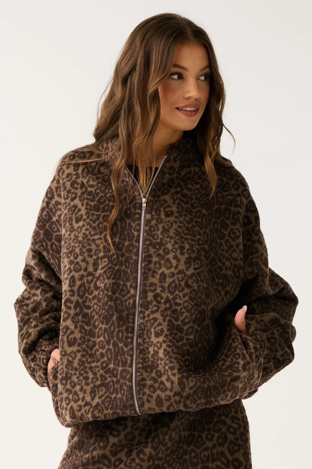 Milo Jacket- Brushed Leopard
