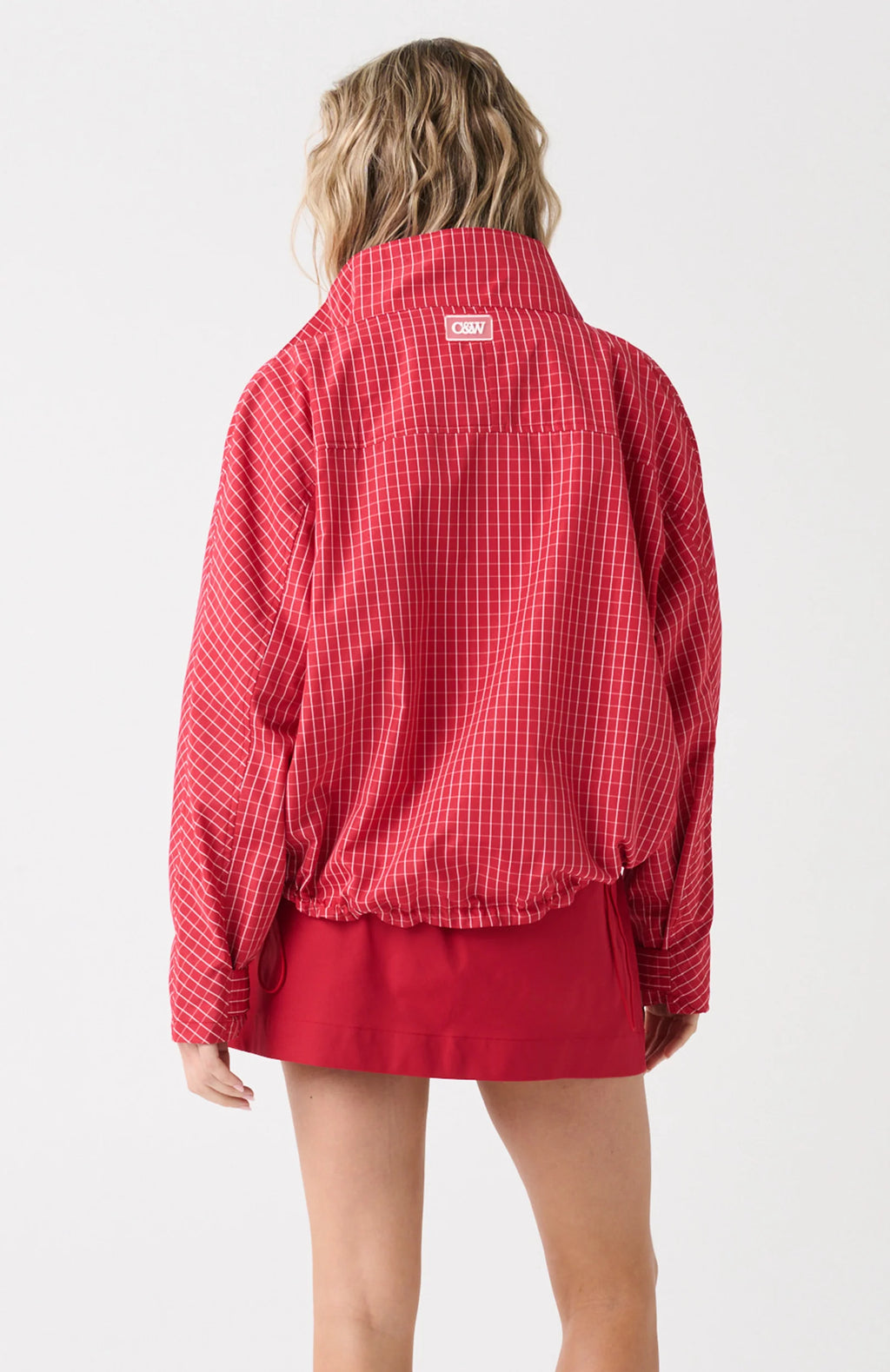 Beau Spray Jacket- Red Check