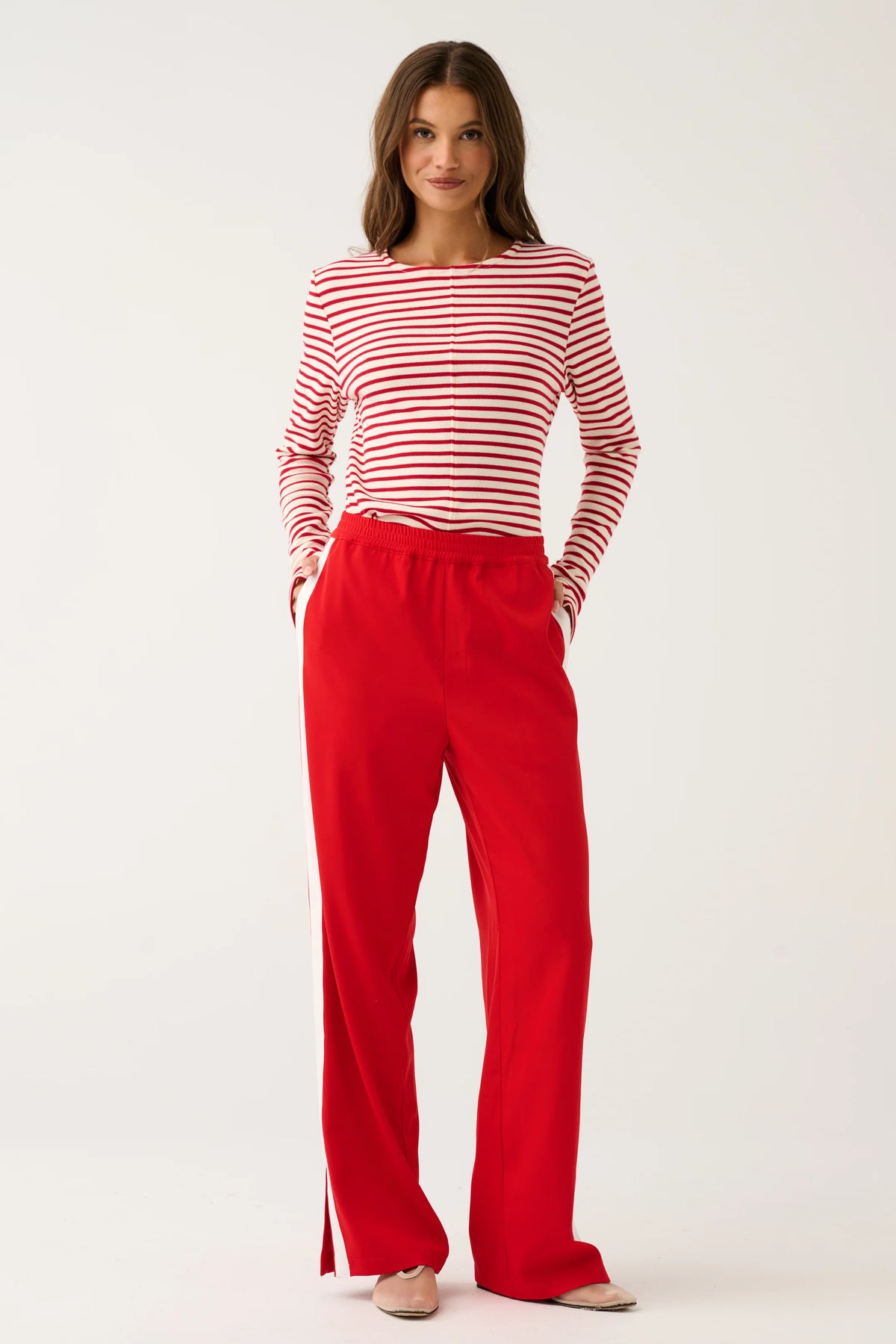 Freya Pant- Scarlet
