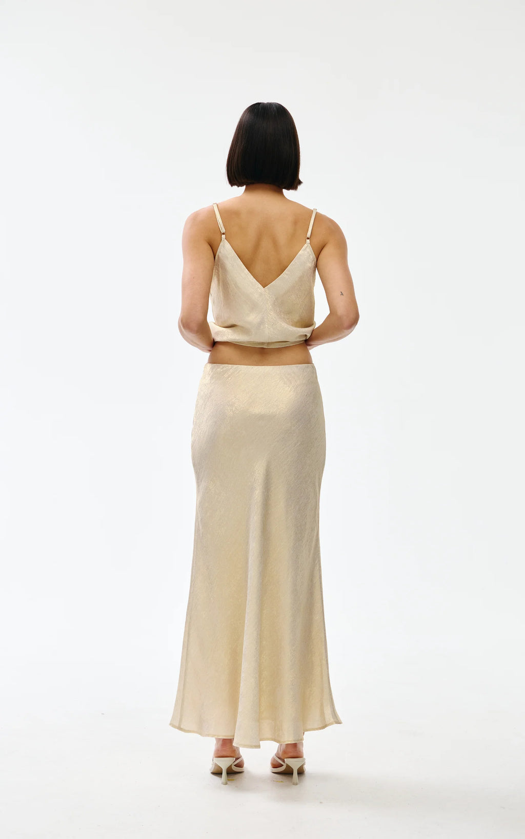 Gia Skirt - Gold Lustre