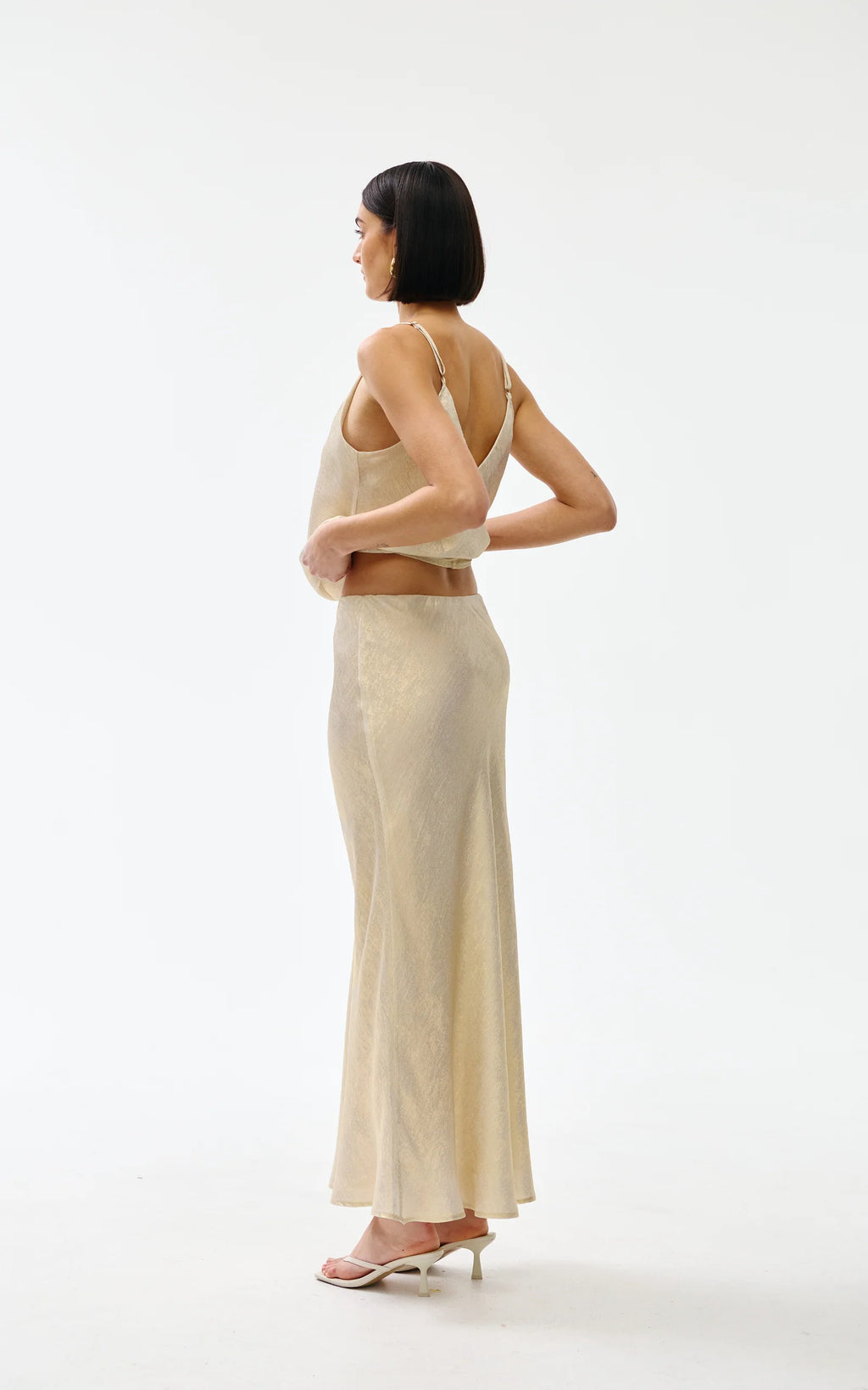 Gia Skirt - Gold Lustre