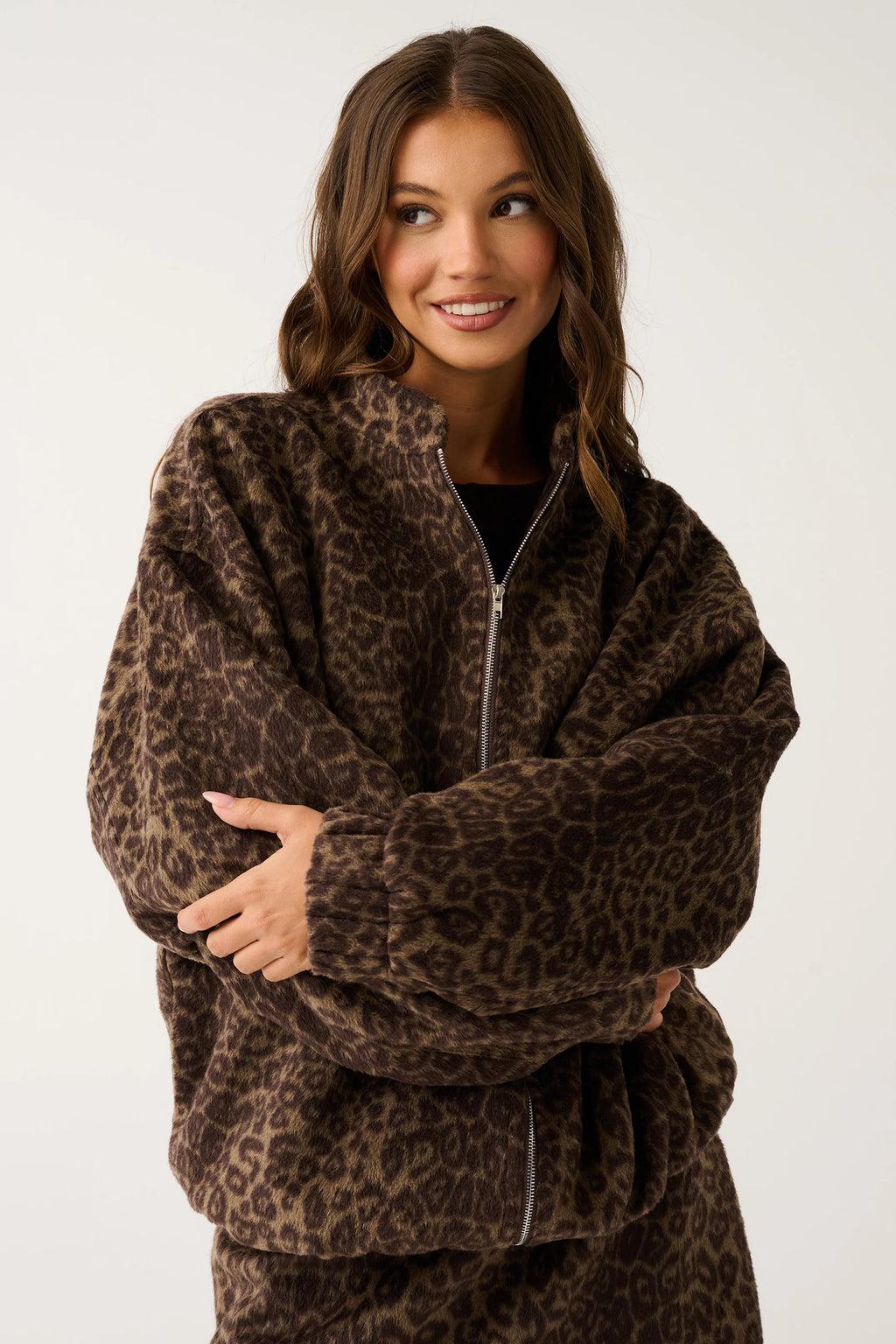 Milo Jacket- Brushed Leopard