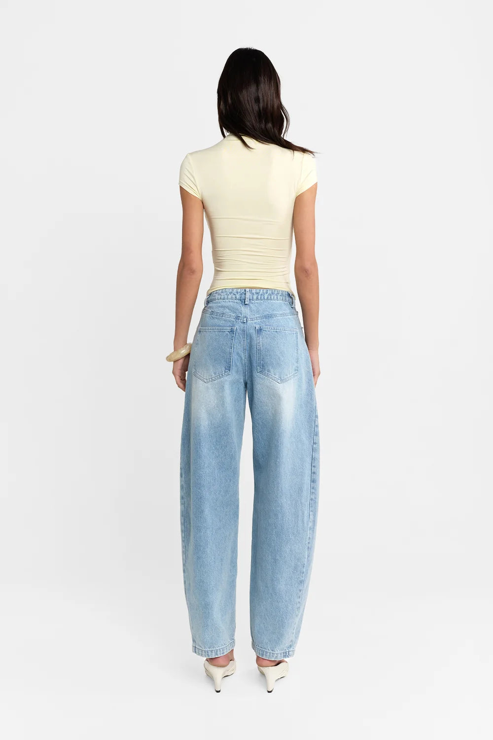 Adalia Cap Sleeve Top- Butter
