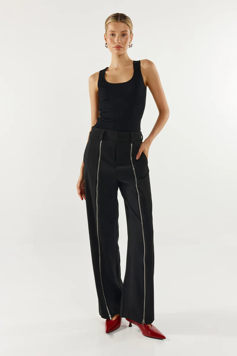 Jeanie Knit Top - Black