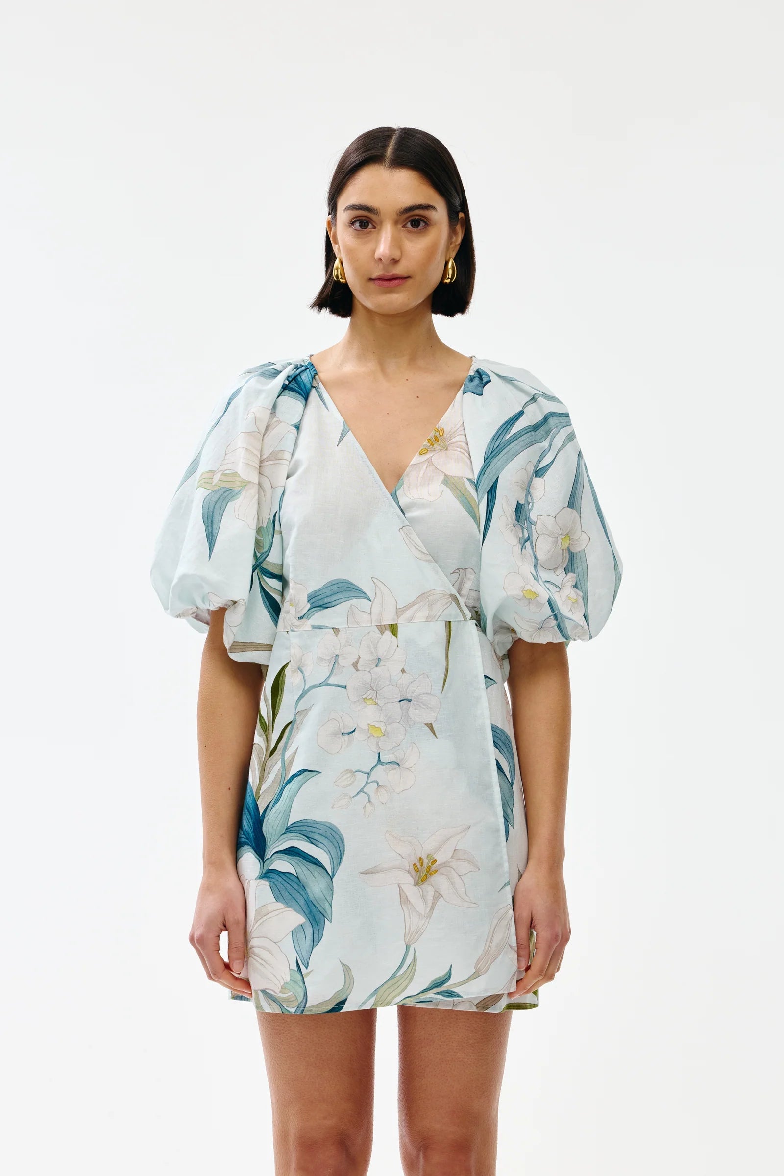 Lailah Wrap Dress - Portofino