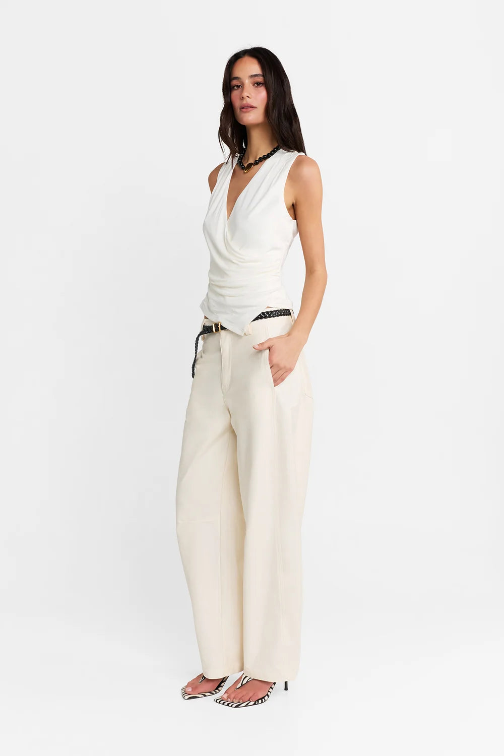 Maverick Pants- Ivory