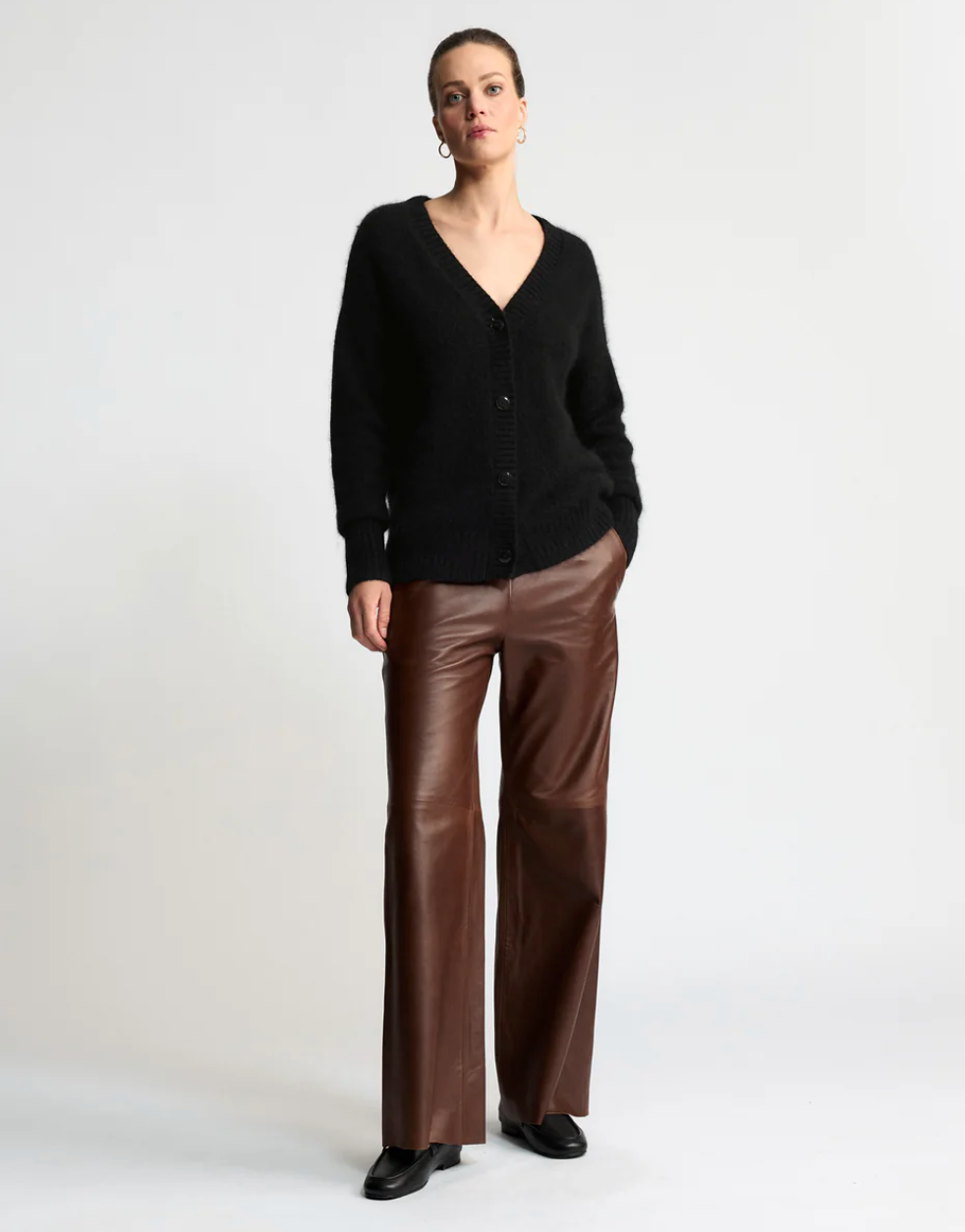 Smithton Cardigan - Jet Black