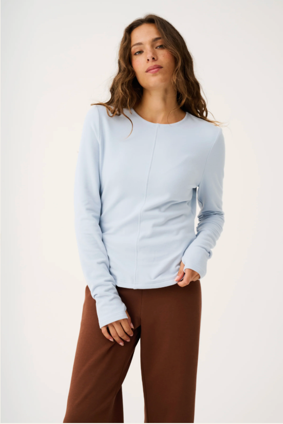 Aspyn Top- Ice Blue