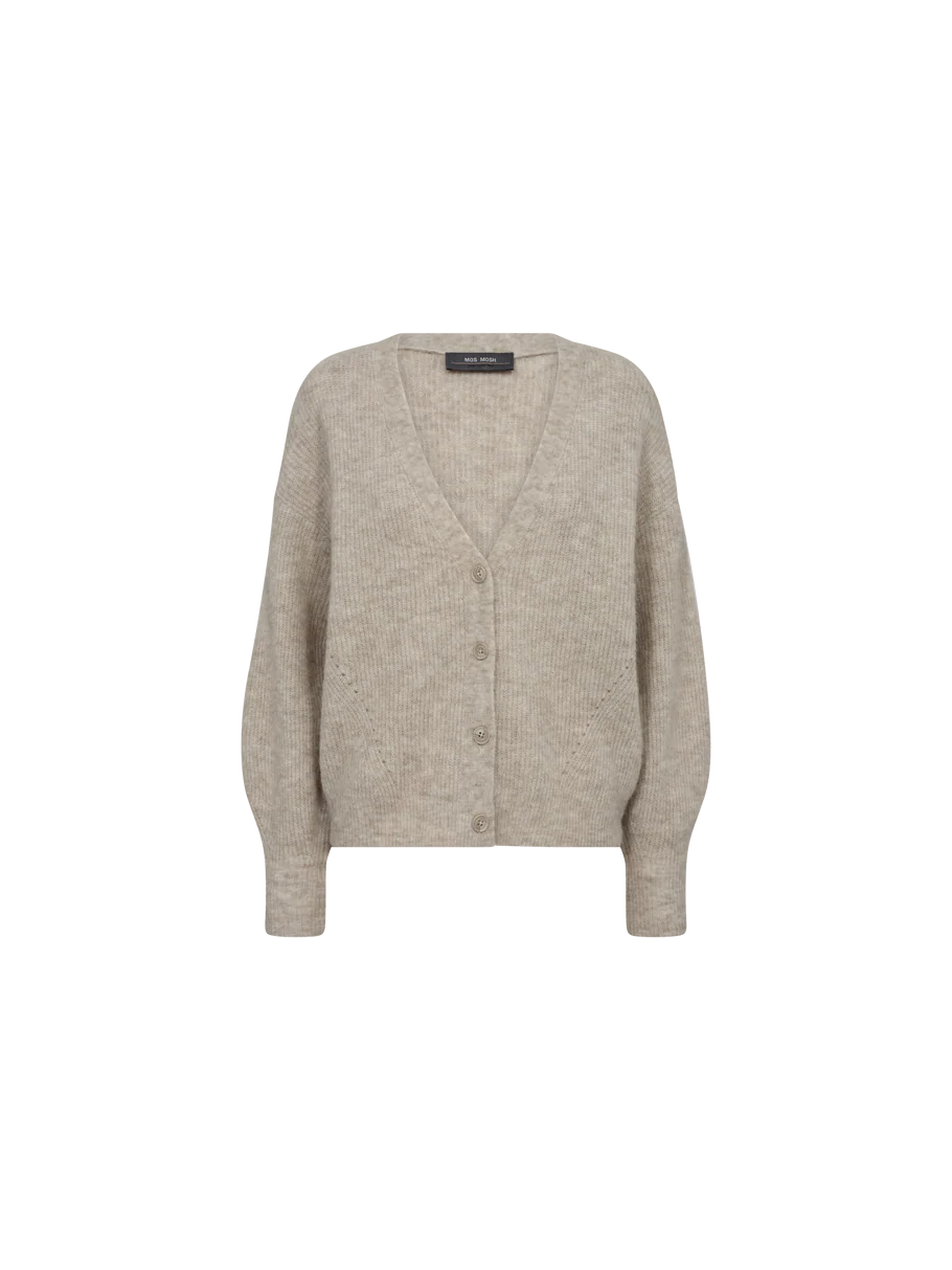 Thora V Neck Knit - Feather Gray