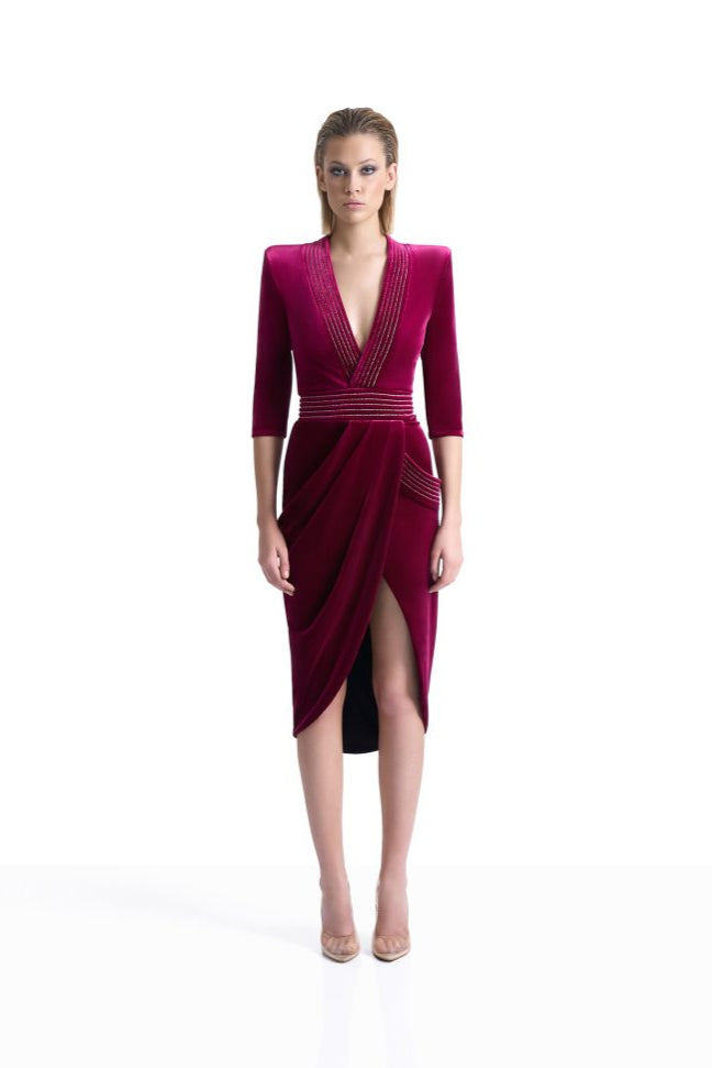 Eye Of Horus- Velvet Dress Zhivago