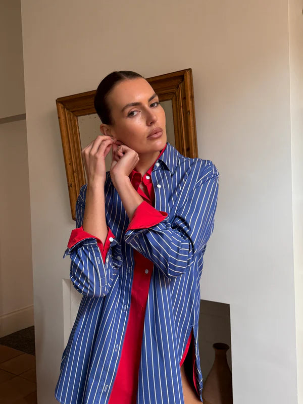 Florence Shirt - Blue/White