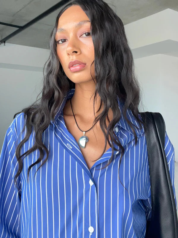 Florence Shirt - Blue/White