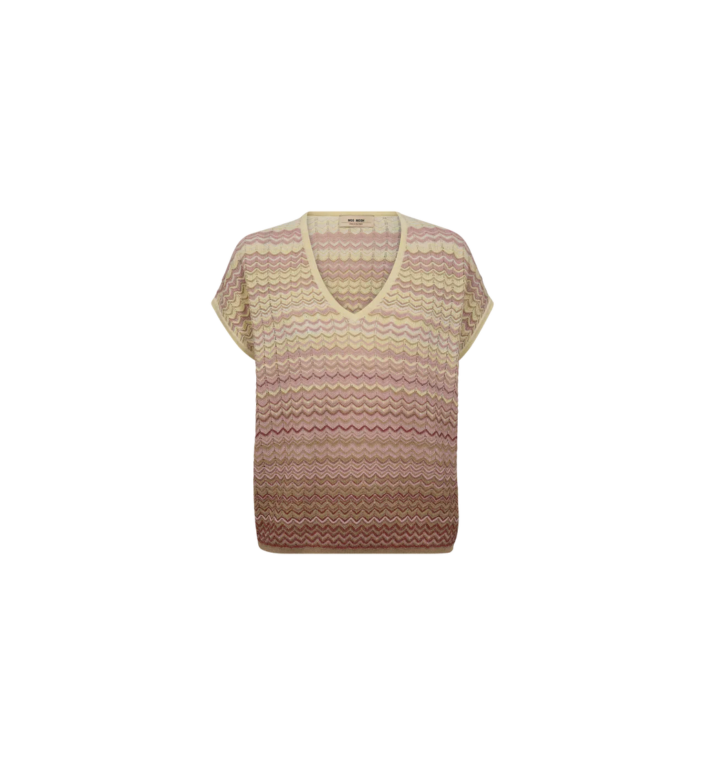 Shani Zig Zag V Neck