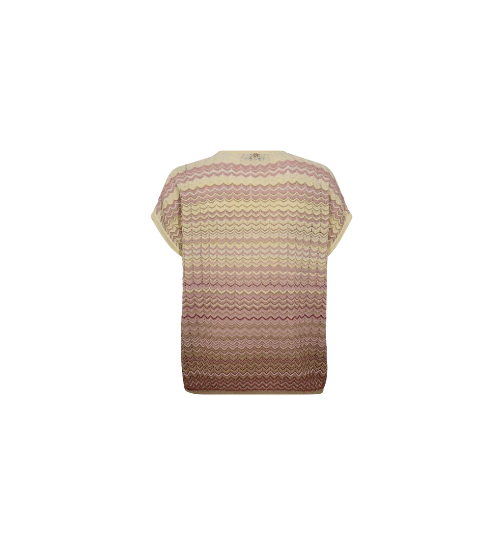 Shani Zig Zag V Neck