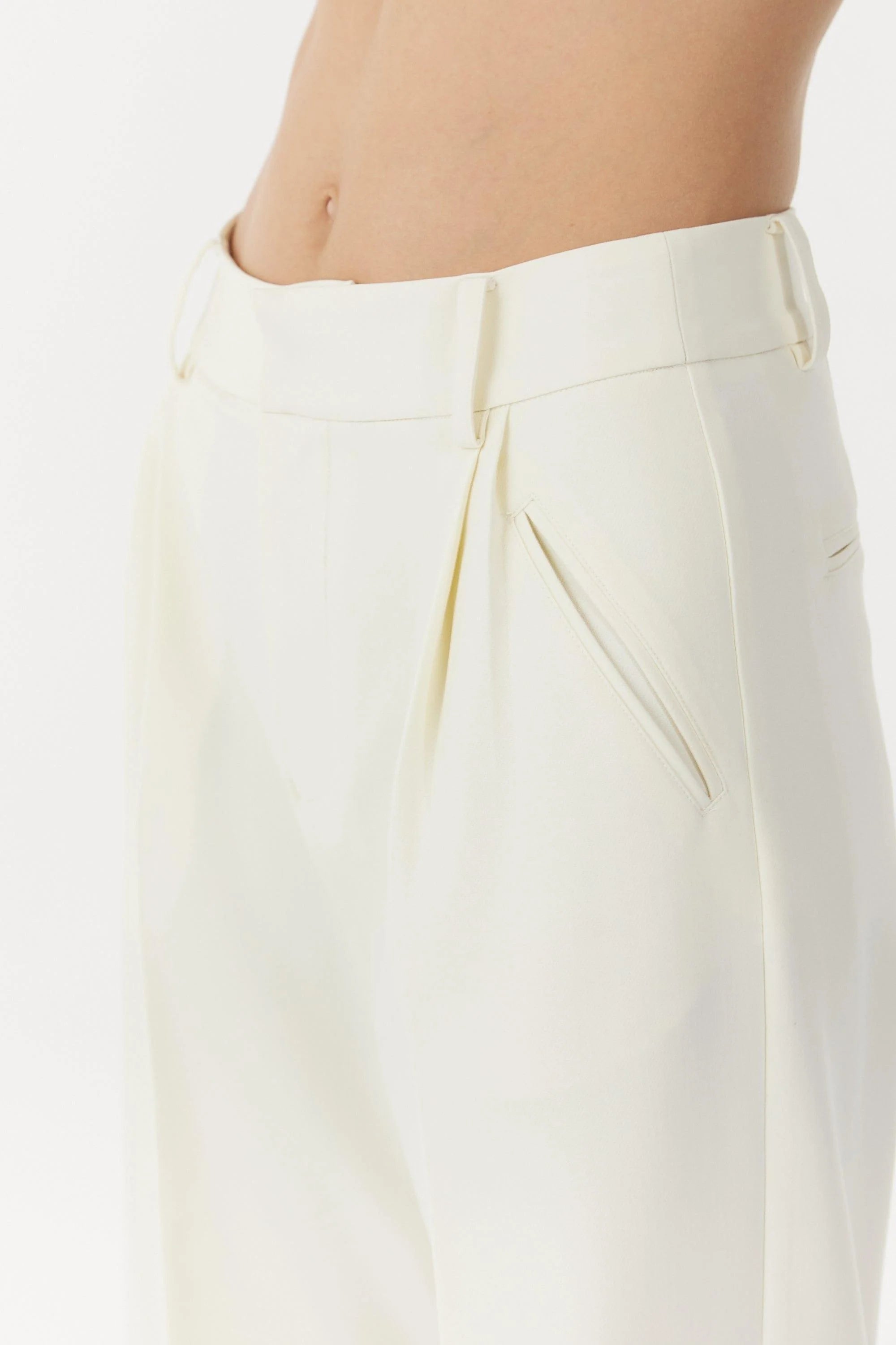 Skyline Tailored Trousers - Warm White