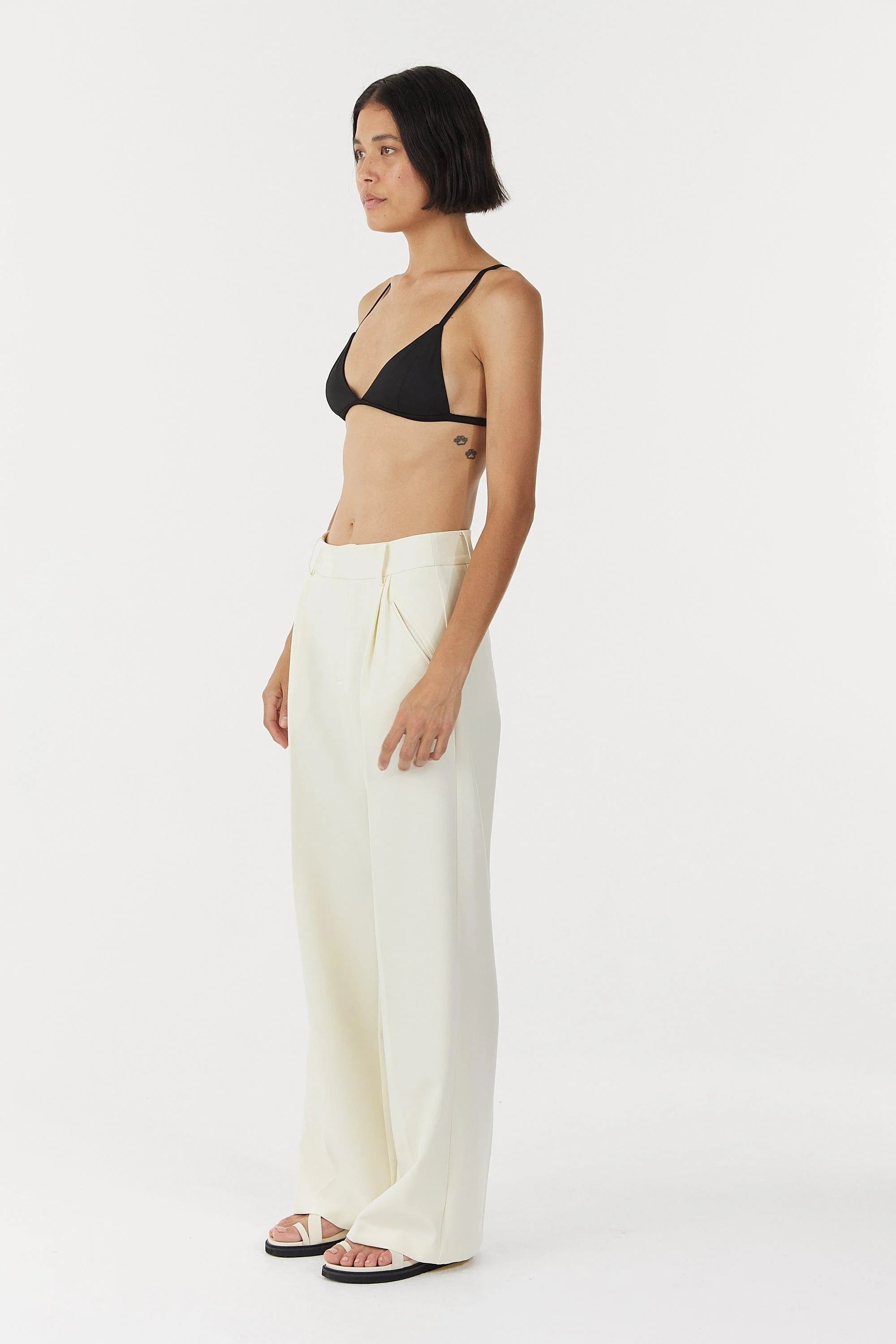 Skyline Tailored Trousers - Warm White