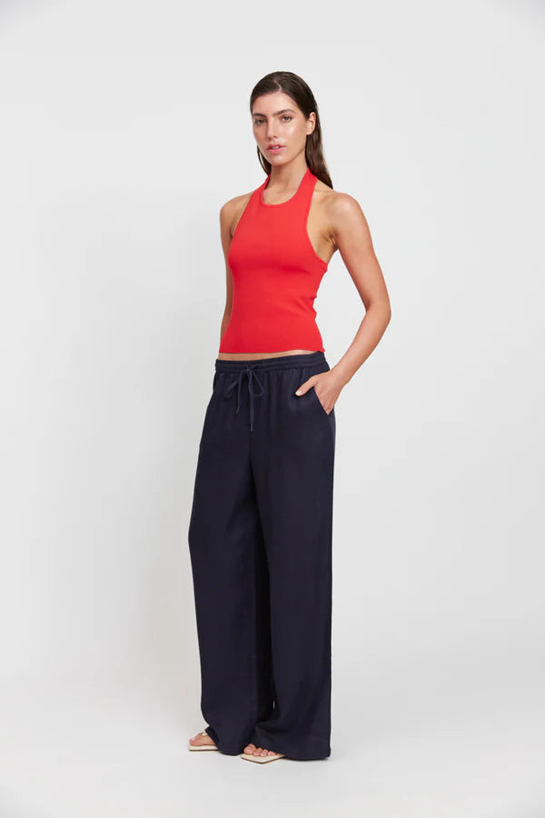 Venice Halter Top - Poppy