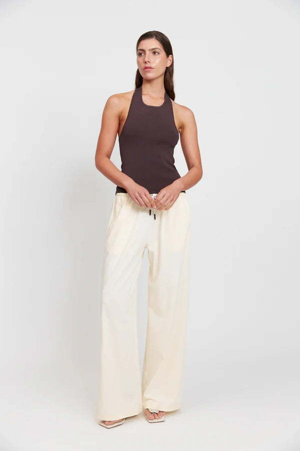 Venice Halter Top - Chocolate